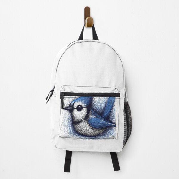 Item preview, Copy of Whimsical Bluejay Here To Make Your Day designed and sold by Hall-O-Gram.
