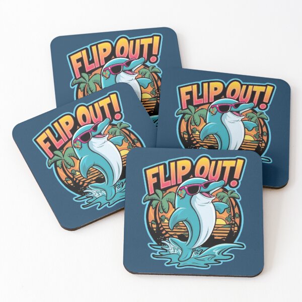 Item preview, Flip out - Dolphin designed and sold by 123ks.