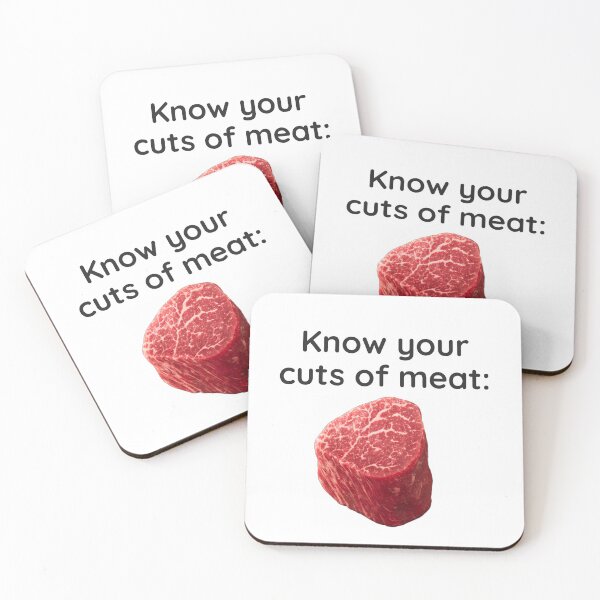 Item preview, Know your cuts of meat: Filet Mignon designed and sold by WhackoDesigns.
