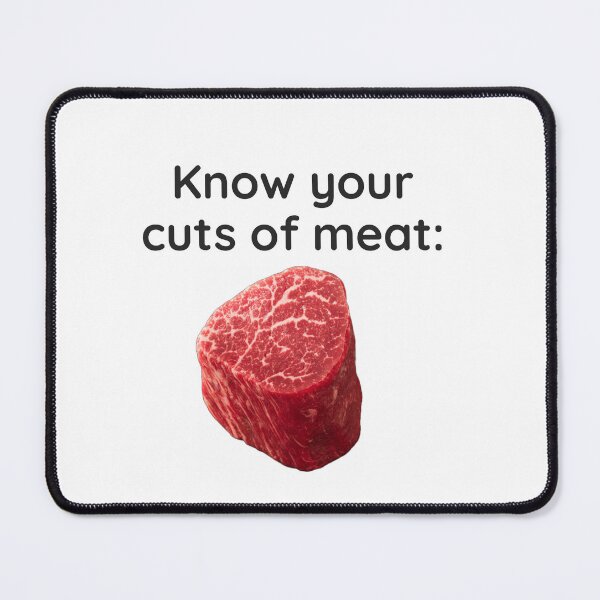 Item preview, Know your cuts of meat: Filet Mignon designed and sold by WhackoDesigns.
