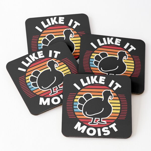 Item preview, I LIKE IT MOIST Funny Thanksgiving Foods Family Group Set designed and sold by Quirky Shirts.