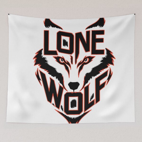 Item preview, motivational, wolf, lone wolf series designed and sold by Divine-Favour.