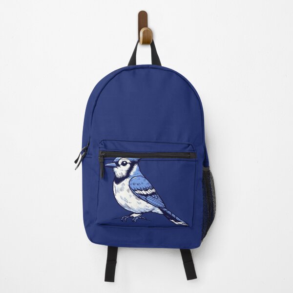 Item preview, Whimsical Bluejay Here To Make Your Day designed and sold by Hall-O-Gram.