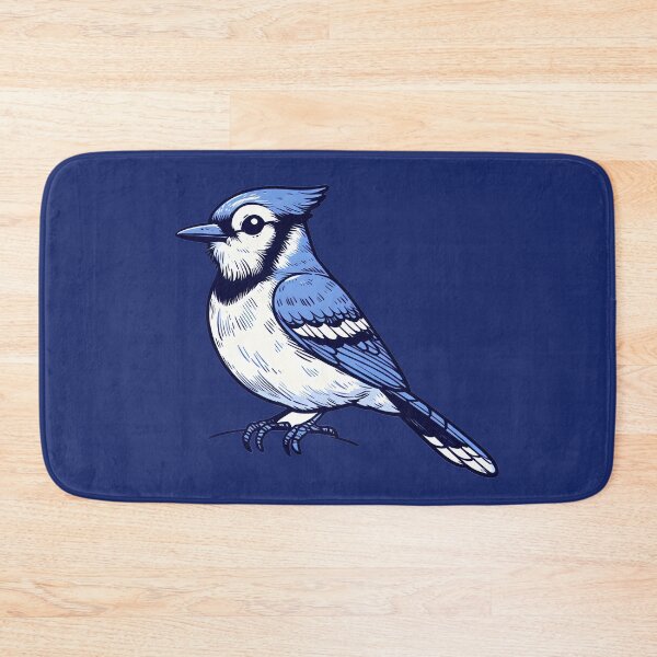 Item preview, Whimsical Bluejay Here To Make Your Day designed and sold by Hall-O-Gram.