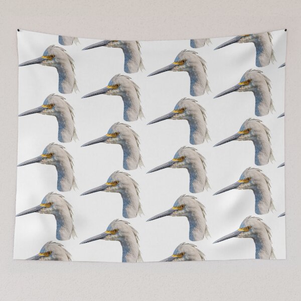 Item preview, Little Egret headshot designed and sold by Dalyndigital Photography.
