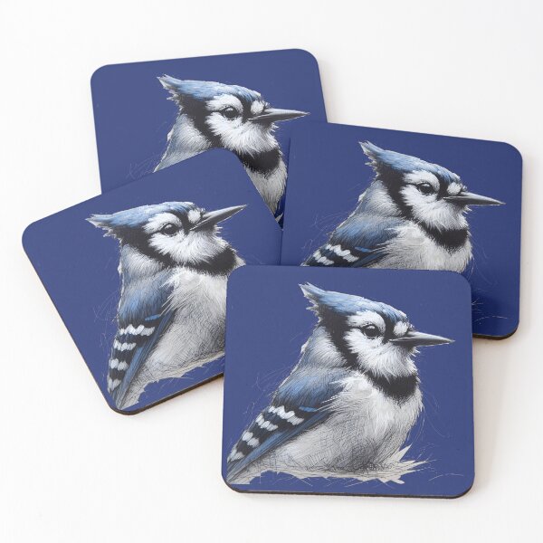 Item preview, Whimsical Bluejay Here To Make Your Day designed and sold by Hall-O-Gram.