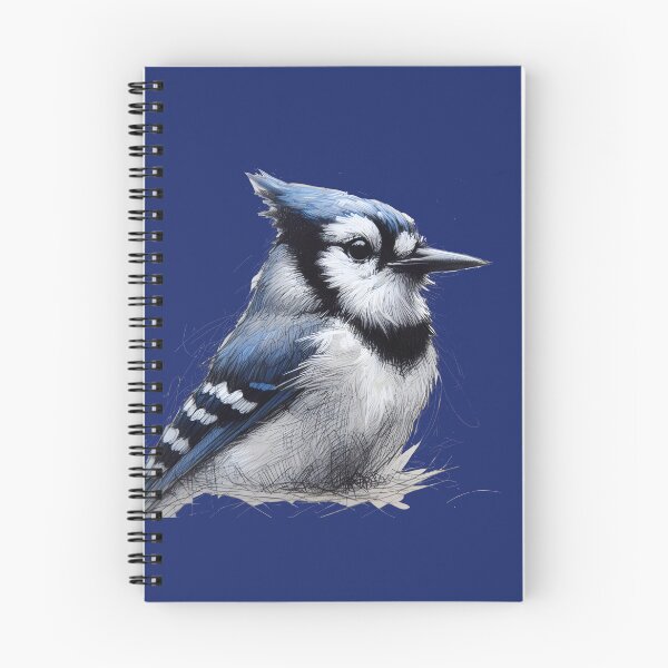 Item preview, Whimsical Bluejay Here To Make Your Day designed and sold by Hall-O-Gram.