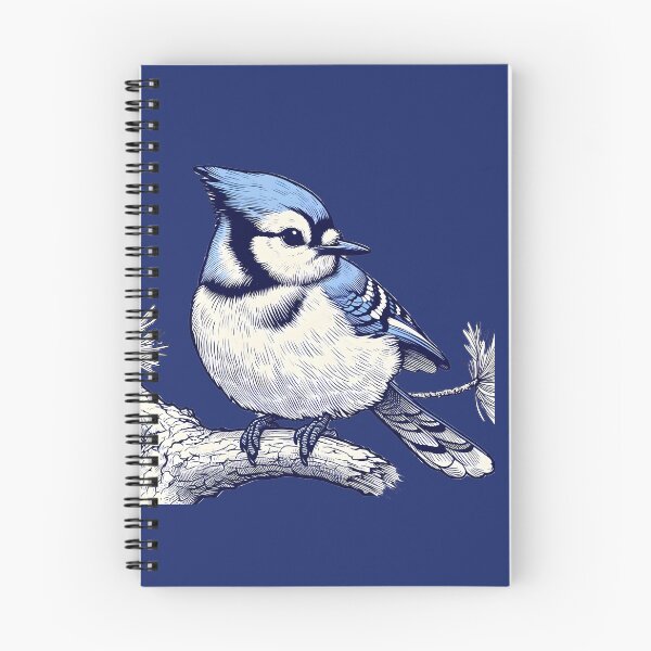Item preview, Whimsical Bluejay Here To Make Your Day designed and sold by Hall-O-Gram.