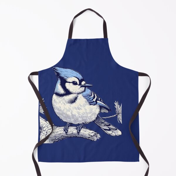 Item preview, Whimsical Bluejay Here To Make Your Day designed and sold by Hall-O-Gram.