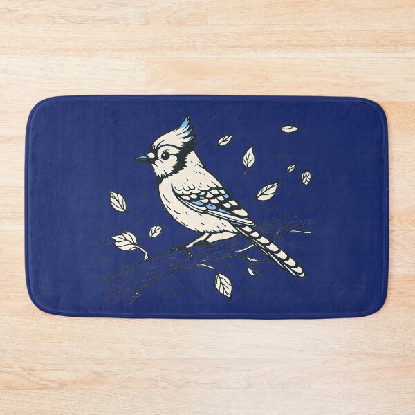 Item preview, Whimsical Bluejay Here To Make Your Day designed and sold by Hall-O-Gram.