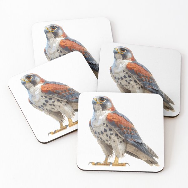 Item preview, Copy of Low poly illustration for lovers of falcon ,birds of prey and nature. designed and sold by wonderisland.