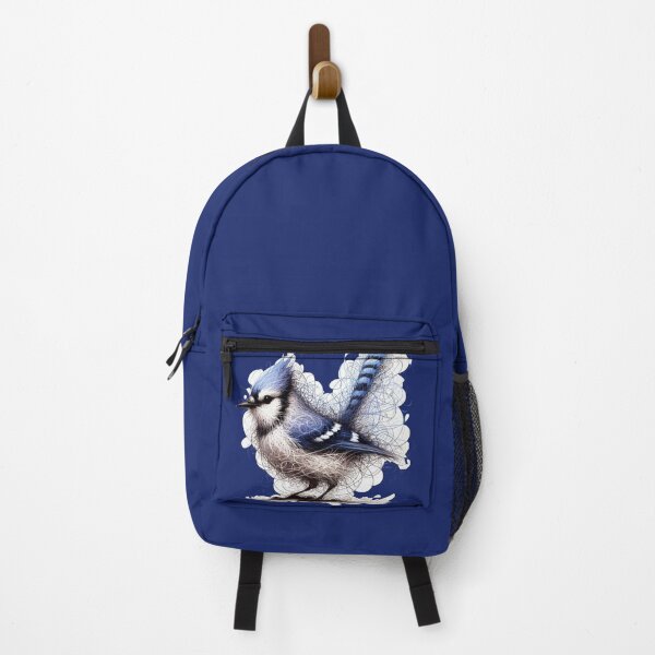 Item preview, Whimsical Bluejay Here To Make Your Day designed and sold by Hall-O-Gram.