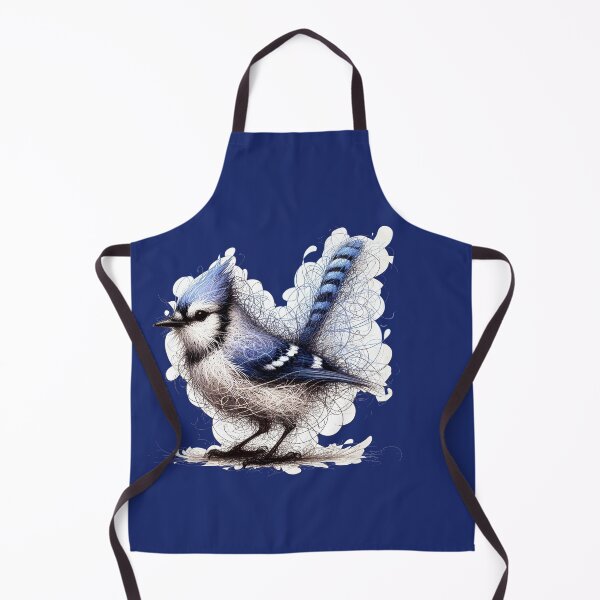 Item preview, Whimsical Bluejay Here To Make Your Day designed and sold by Hall-O-Gram.