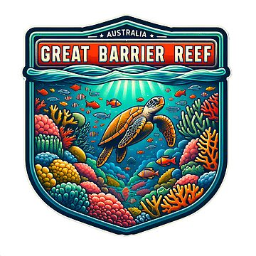 Artwork thumbnail, Great Barrier Reef Australia by LoveLabDesign