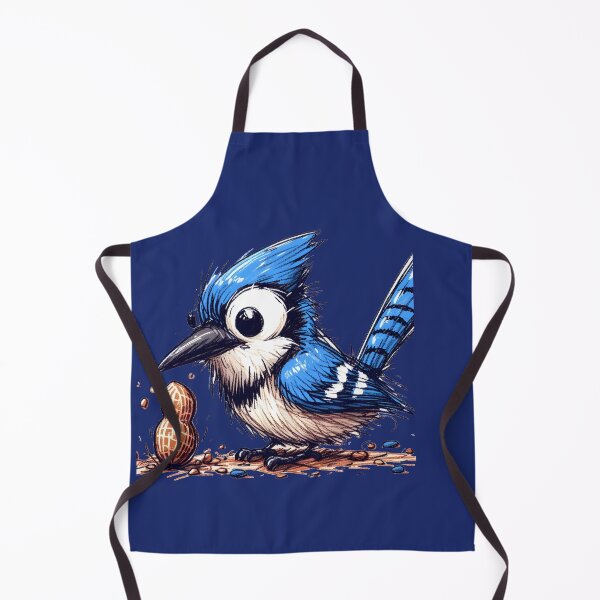 Item preview, Whimsical Bluejay Here To Make Your Day designed and sold by Hall-O-Gram.