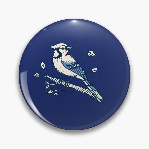Item preview, Whimsical Bluejay Here To Make Your Day designed and sold by Hall-O-Gram.