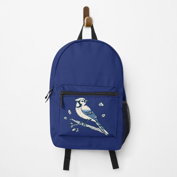 Item preview, Whimsical Bluejay Here To Make Your Day designed and sold by Hall-O-Gram.