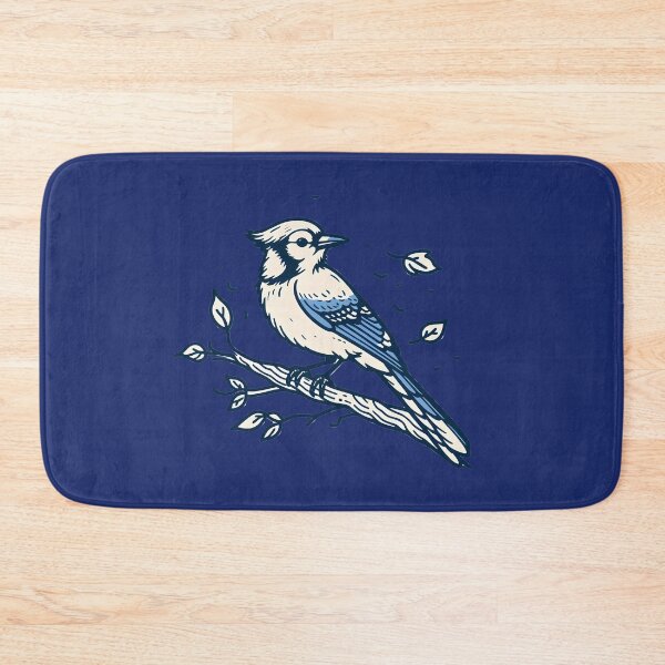 Item preview, Whimsical Bluejay Here To Make Your Day designed and sold by Hall-O-Gram.
