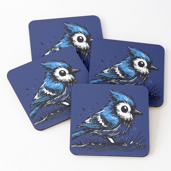Item preview, Whimsical Bluejay Here To Make Your Day designed and sold by Hall-O-Gram.