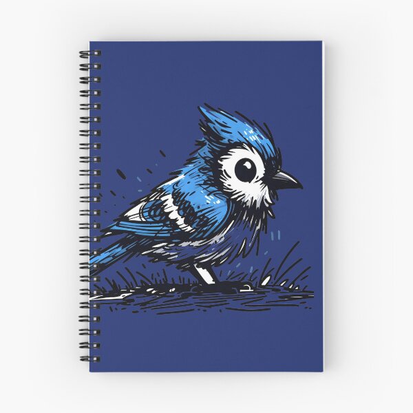 Item preview, Whimsical Bluejay Here To Make Your Day designed and sold by Hall-O-Gram.