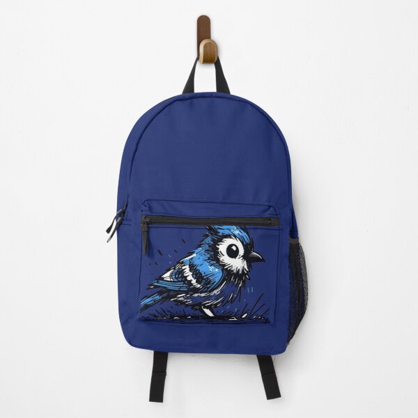Item preview, Whimsical Bluejay Here To Make Your Day designed and sold by Hall-O-Gram.