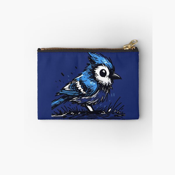 Item preview, Whimsical Bluejay Here To Make Your Day designed and sold by Hall-O-Gram.