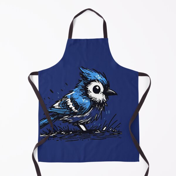Item preview, Whimsical Bluejay Here To Make Your Day designed and sold by Hall-O-Gram.