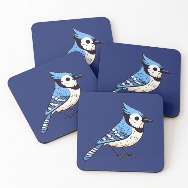 Item preview, Whimsical Bluejay Here To Make Your Day designed and sold by Hall-O-Gram.