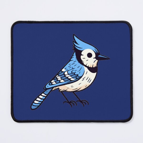 Item preview, Whimsical Bluejay Here To Make Your Day designed and sold by Hall-O-Gram.