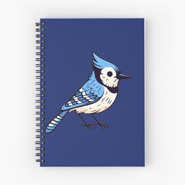Item preview, Whimsical Bluejay Here To Make Your Day designed and sold by Hall-O-Gram.