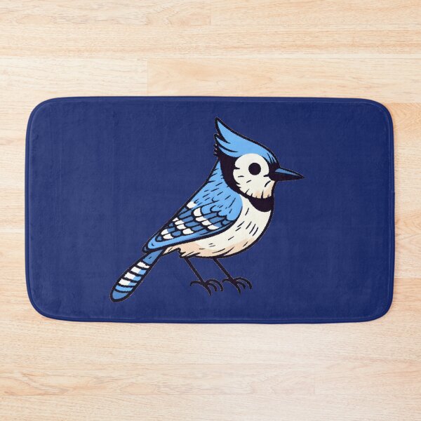 Item preview, Whimsical Bluejay Here To Make Your Day designed and sold by Hall-O-Gram.