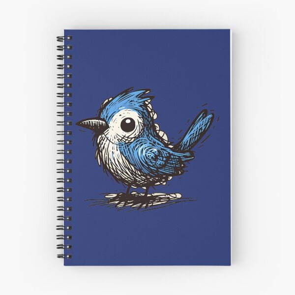 Item preview, Whimsical Bluejay Here To Make Your Day designed and sold by Hall-O-Gram.
