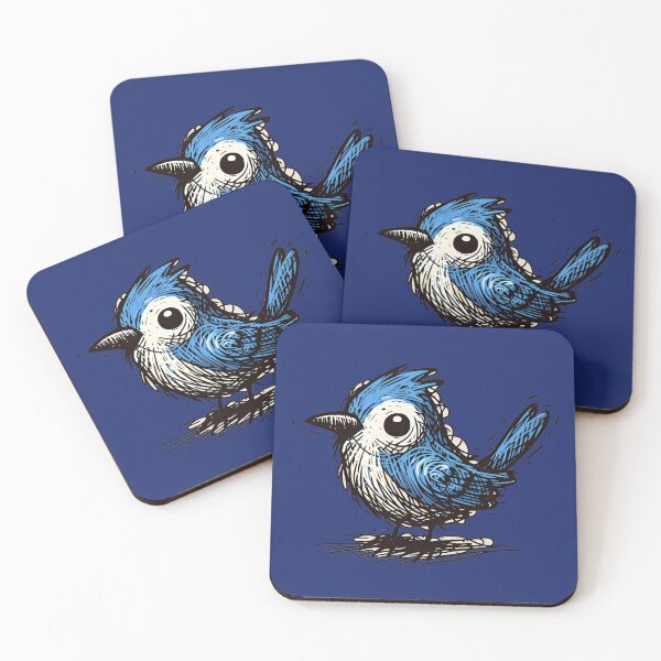 Item preview, Whimsical Bluejay Here To Make Your Day designed and sold by Hall-O-Gram.
