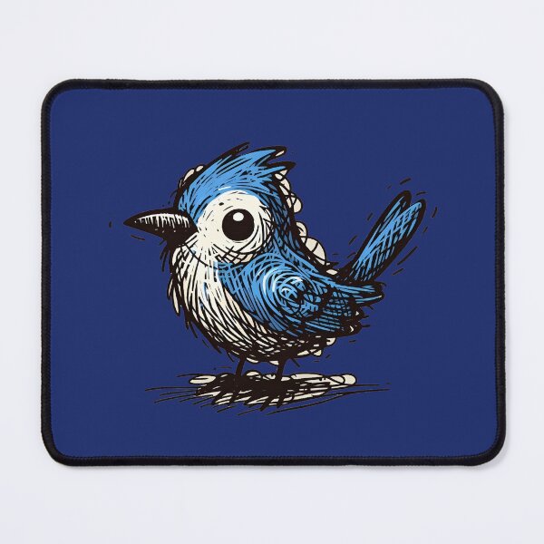 Item preview, Whimsical Bluejay Here To Make Your Day designed and sold by Hall-O-Gram.