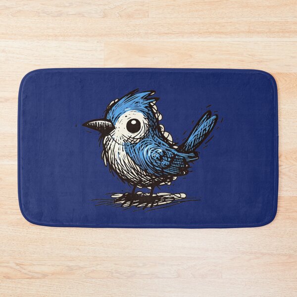 Item preview, Whimsical Bluejay Here To Make Your Day designed and sold by Hall-O-Gram.