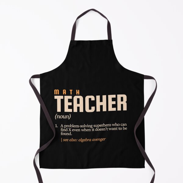 Item preview, Math Teacher Definition Problem-Solving Superhero Design designed and sold by markymaarty.