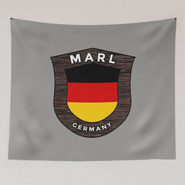 Item preview, Marl Germany Emblem Flag designed and sold by World Designs.