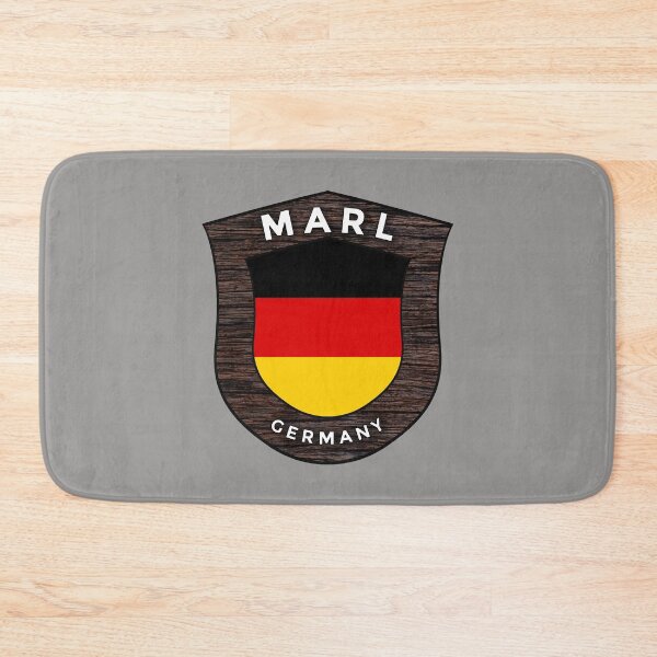 Item preview, Marl Germany Emblem Flag designed and sold by World Designs.