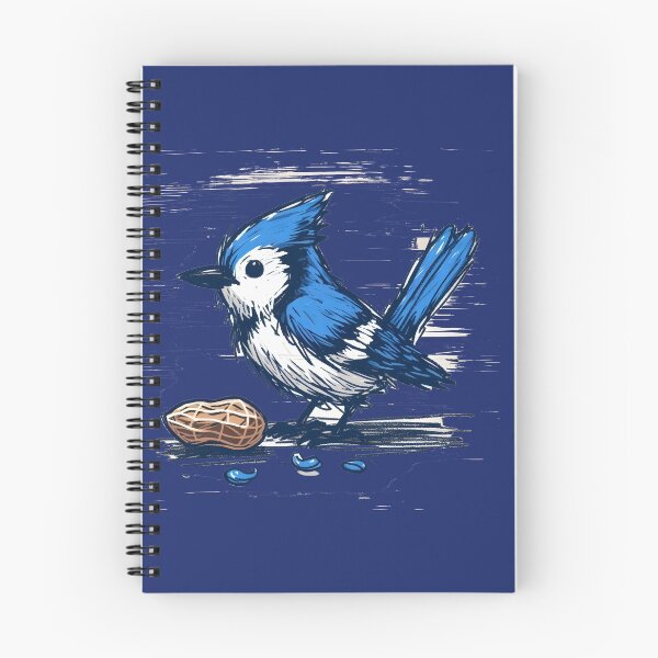 Item preview, Whimsical Bluejay Here To Make Your Day designed and sold by Hall-O-Gram.