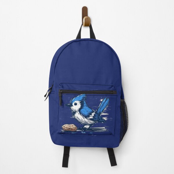 Item preview, Whimsical Bluejay Here To Make Your Day designed and sold by Hall-O-Gram.