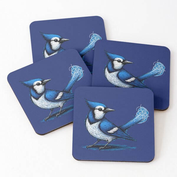 Item preview, Whimsical Bluejay Here To Make Your Day designed and sold by Hall-O-Gram.