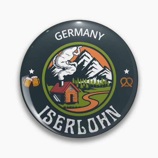 Item preview, Iserlohn Germany Green Emblem designed and sold by World Designs.