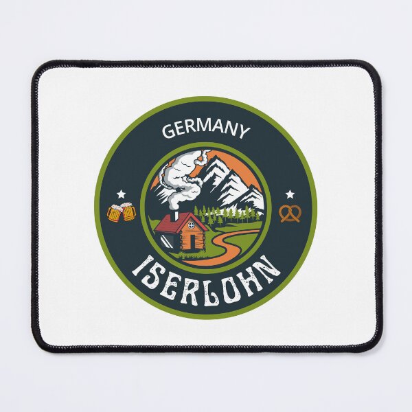 Item preview, Iserlohn Germany Green Emblem designed and sold by World Designs.