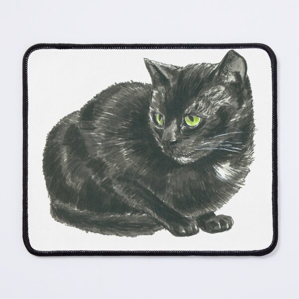 Item preview, Black cat  designed and sold by Katerina Mitkova Kirilova.