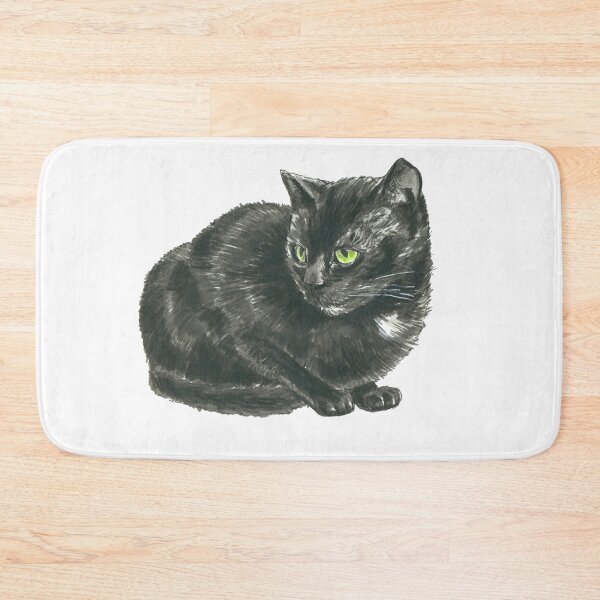 Item preview, Black cat  designed and sold by Katerina Mitkova Kirilova.