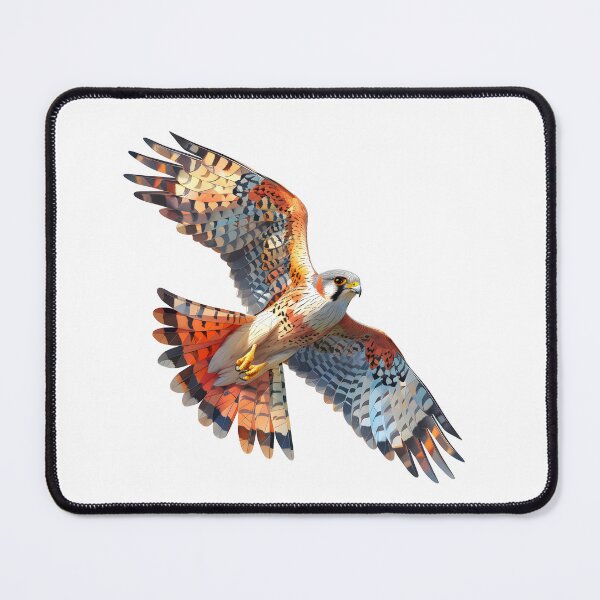 Item preview, Copy of Copy of Copy of Low poly illustration for lovers of Common Kestrel ,birds of prey and nature. designed and sold by wonderisland.