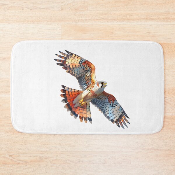 Item preview, Copy of Copy of Copy of Low poly illustration for lovers of Common Kestrel ,birds of prey and nature. designed and sold by wonderisland.