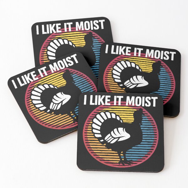 Item preview, "I Like It Moist" Funny Turkey Thanksgiving designed and sold by Quirky Shirts.
