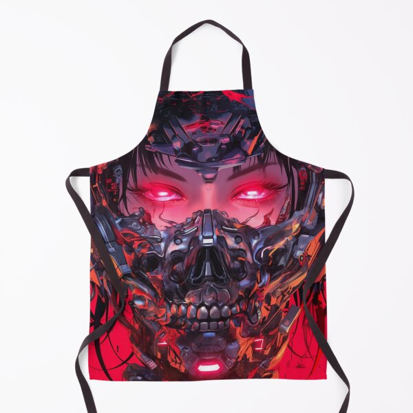 Item preview, Cybergoth Skull Mask Girl Darkwave Darksynth Cyberpunk designed and sold by Nightarcade.