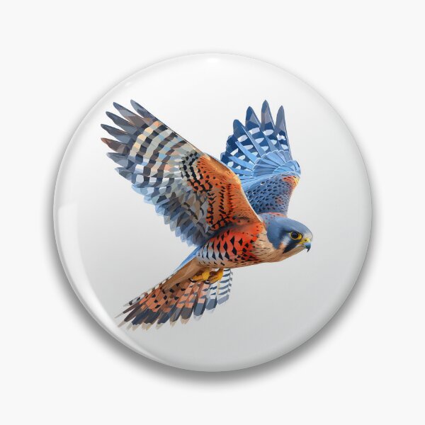 Item preview, Copy of Copy of Copy of Copy of Low poly illustration for lovers of Common Kestrel ,birds of prey and nature. designed and sold by wonderisland.
